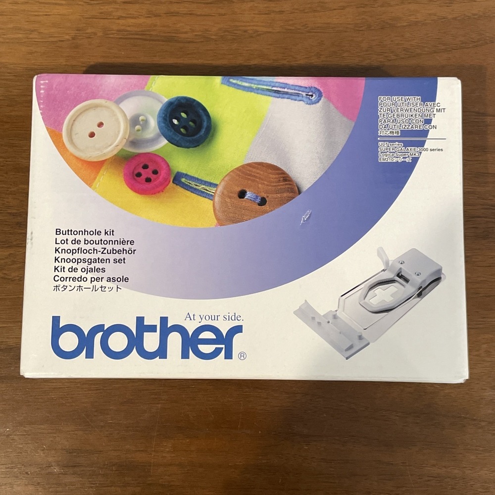 At your side Brother 15 kinds of‎ Buttonholes Kit SA-BHK2004 ULT Series - NEW